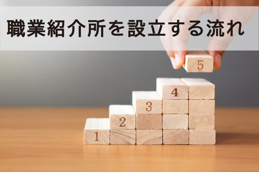 職業紹介所を設立する流れ